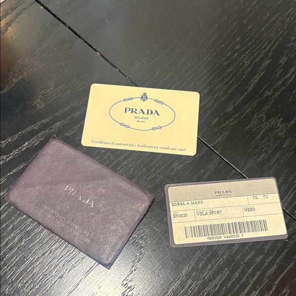 Authentic PRADA VELA SPORT Nylon Leather Shoulder Hand Bag Black - Picture 15 of 16